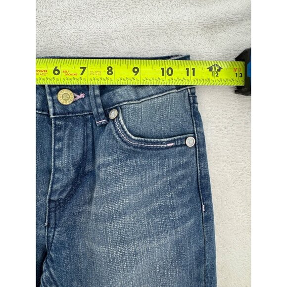 Levis Kids Blue Denim Jeans With Glitter Denim and Button Accents - Picture 5 of 10